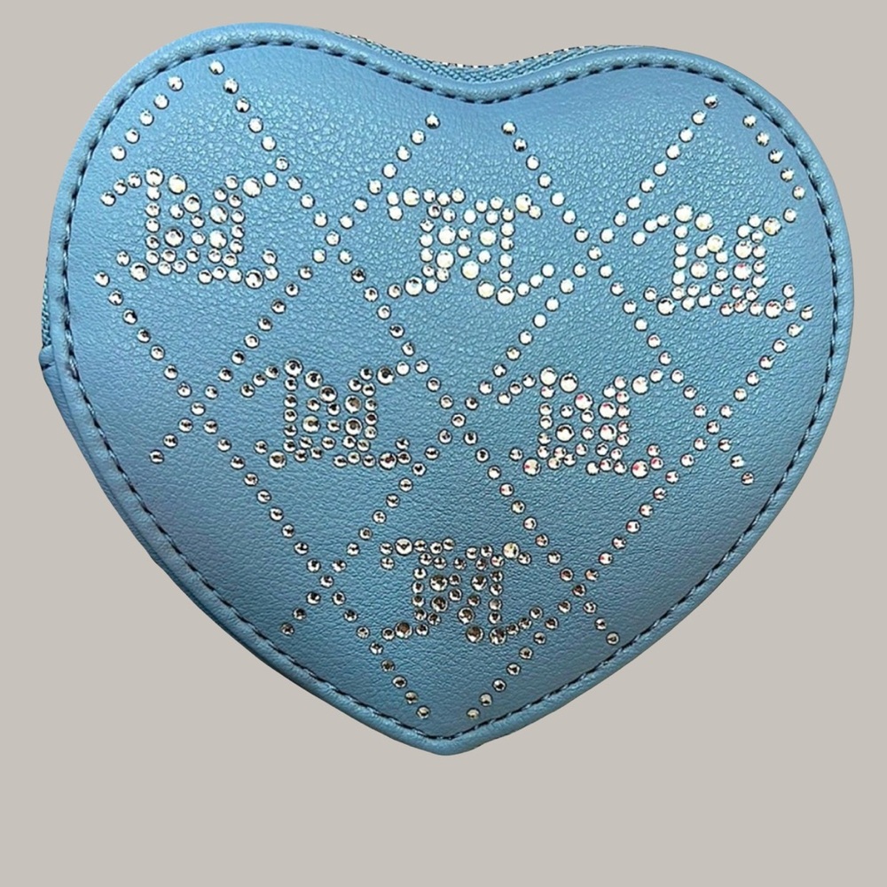 Juicy Couture Blue Heart Clutch